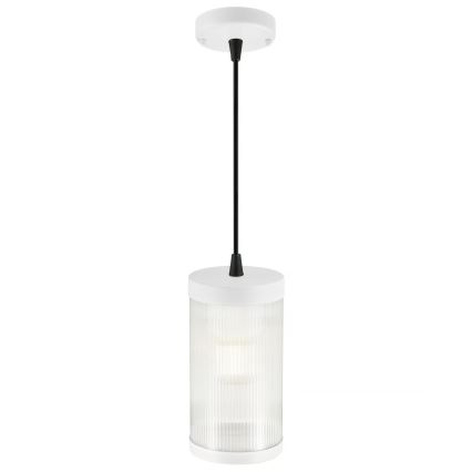 Nordlux - Vonkajší luster na lanku COUPAR 1xE27/25W/230V IP33 pr. 13 cm biela
