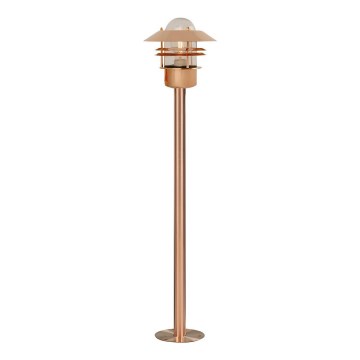 Nordlux - Vonkajšia lampa BLOKHUS 1xE27/60W/230V IP54 medená