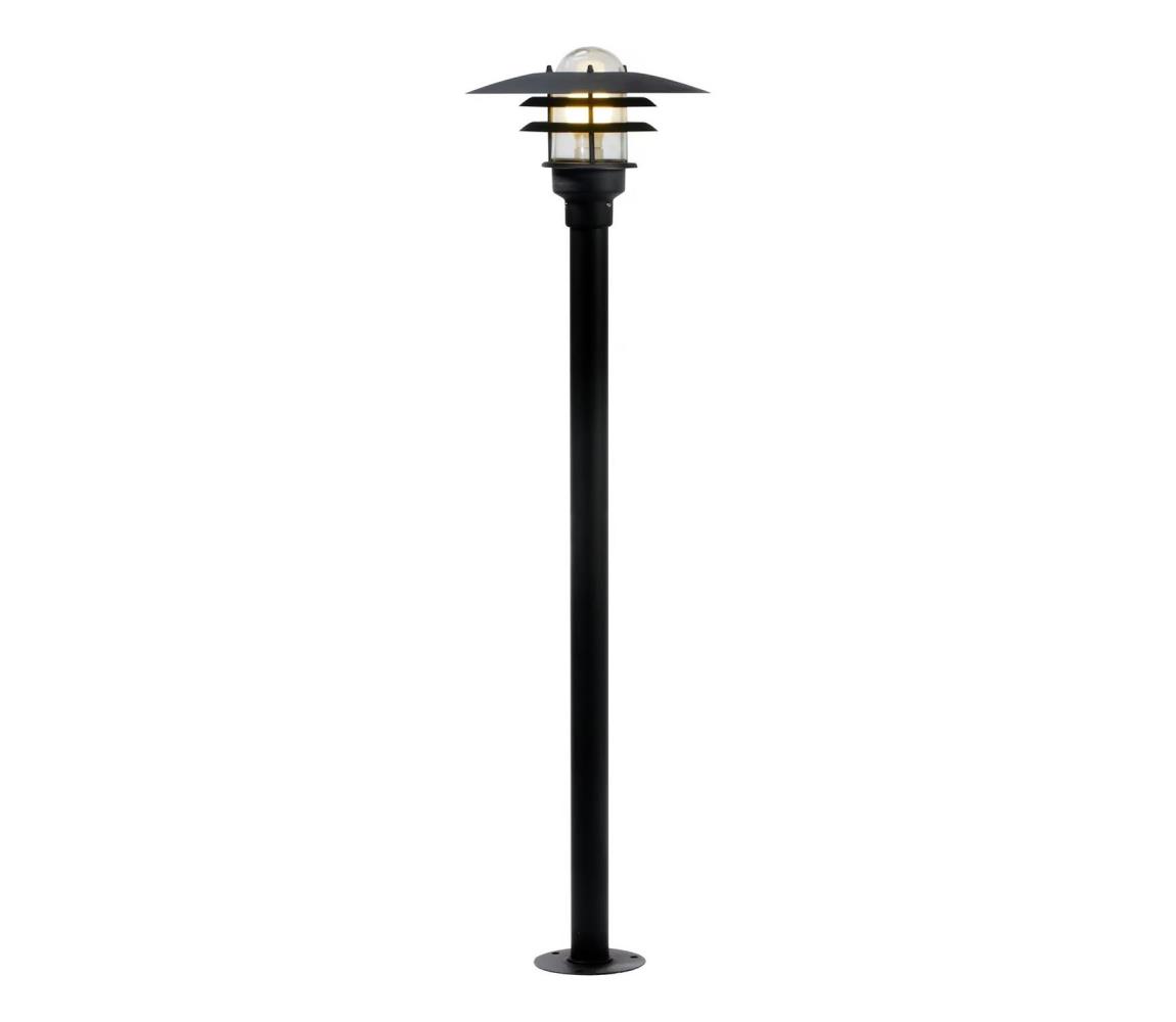 Nordlux - Vonkajšia lampa LONSTRUP 1xE27/60W/230V IP44 čierna 116 cm 71428003