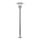 Nordlux - Vonkajšia lampa LONSTRUP 1xE27/60W/230V IP44 matný chróm 116 cm