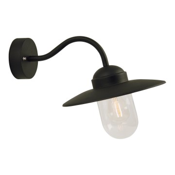 Nordlux - Vonkajšia nástenná lampa LUXEMBOURG 1xE27/60W/230V IP54 čierna