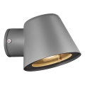 Nordlux - Vonkajšie nástenné svietidlo ALERIA 1xGU10/35W/230V IP44 šedá