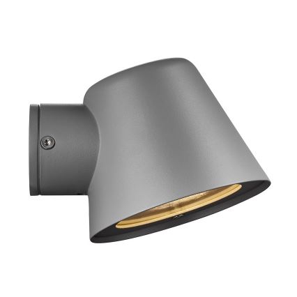 Nordlux - Vonkajšie nástenné svietidlo ALERIA 1xGU10/35W/230V IP44 šedá