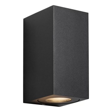 Nordlux - Vonkajšie nástenné svietidlo CANTO 2xGU10/28W/230V IP44 čierne