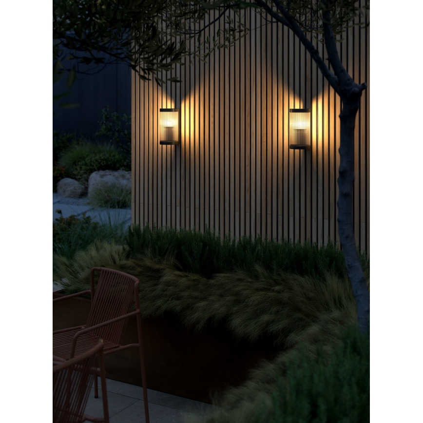 Nordlux - Vonkajšie nástenné svietidlo COUPAR 1xE27/25W/230V IP54 čierna