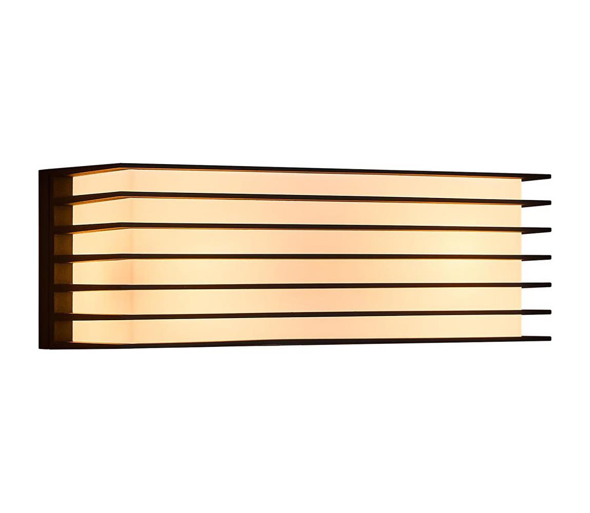 Nordlux - Vonkajšie nástenné svietidlo FLUCTUS 2xE27/15W/230V IP44 2318231003