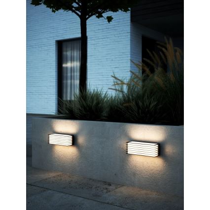 Nordlux - Vonkajšie nástenné svietidlo FLUCTUS 2xE27/15W/230V IP44