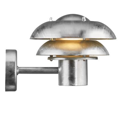 Nordlux - Vonkajšie nástenné svietidlo KURNOS 1xE14/12W/230V IP54 matný chróm