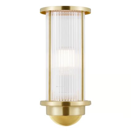 Nordlux - Vonkajšie nástenné svietidlo LINTON 1xE27/15W/230V IP54 mosadz