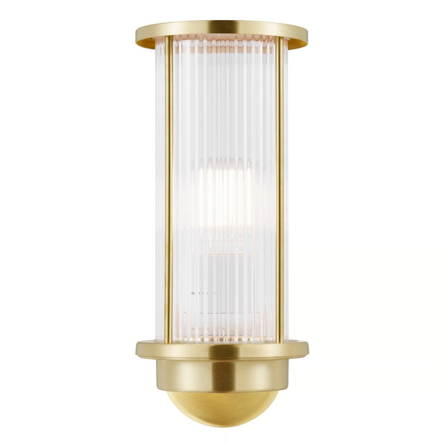 Nordlux - Vonkajšie nástenné svietidlo LINTON 1xE27/15W/230V IP54 mosadz
