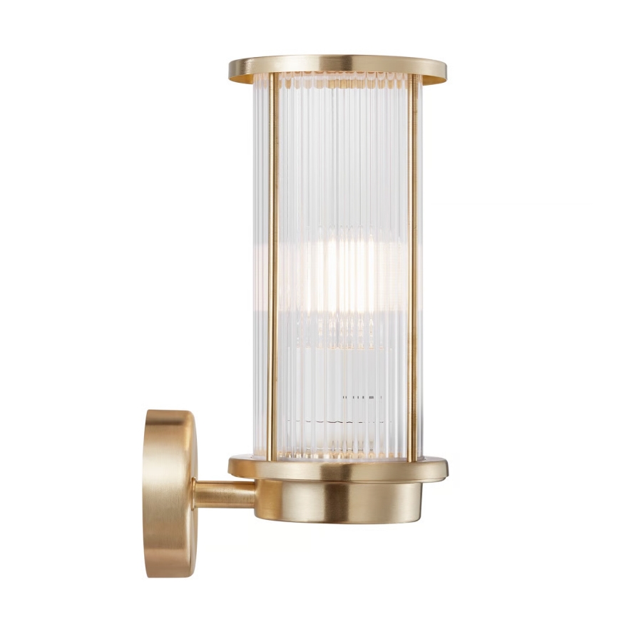 Nordlux - Vonkajšie nástenné svietidlo LINTON 1xE27/15W/230V IP54 mosadz