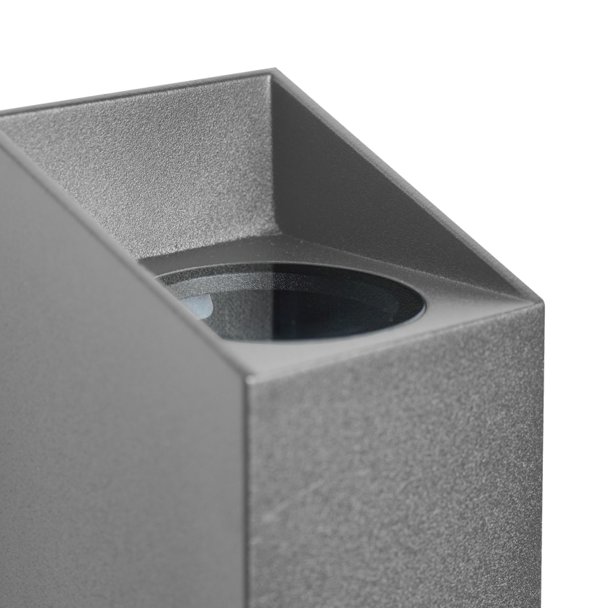 Nordlux - Vonkajšie nástenné svietidlo NICO 2xGU10/25W/230V IP54 antracit