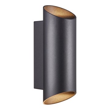Nordlux - Vonkajšie nástenné svietidlo NICO 2xGU10/25W/230V IP54 čierna