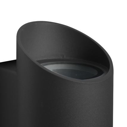 Nordlux - Vonkajšie nástenné svietidlo NICO 2xGU10/25W/230V IP54 čierna