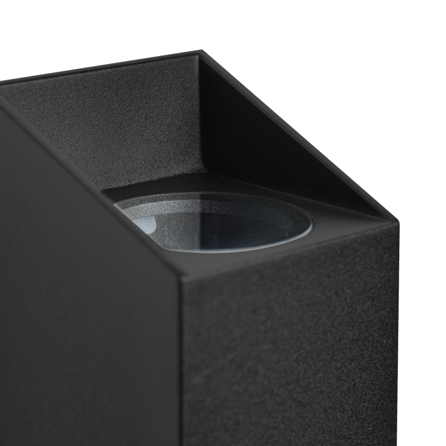 Nordlux - Vonkajšie nástenné svietidlo NICO 2xGU10/25W/230V IP54 čierna