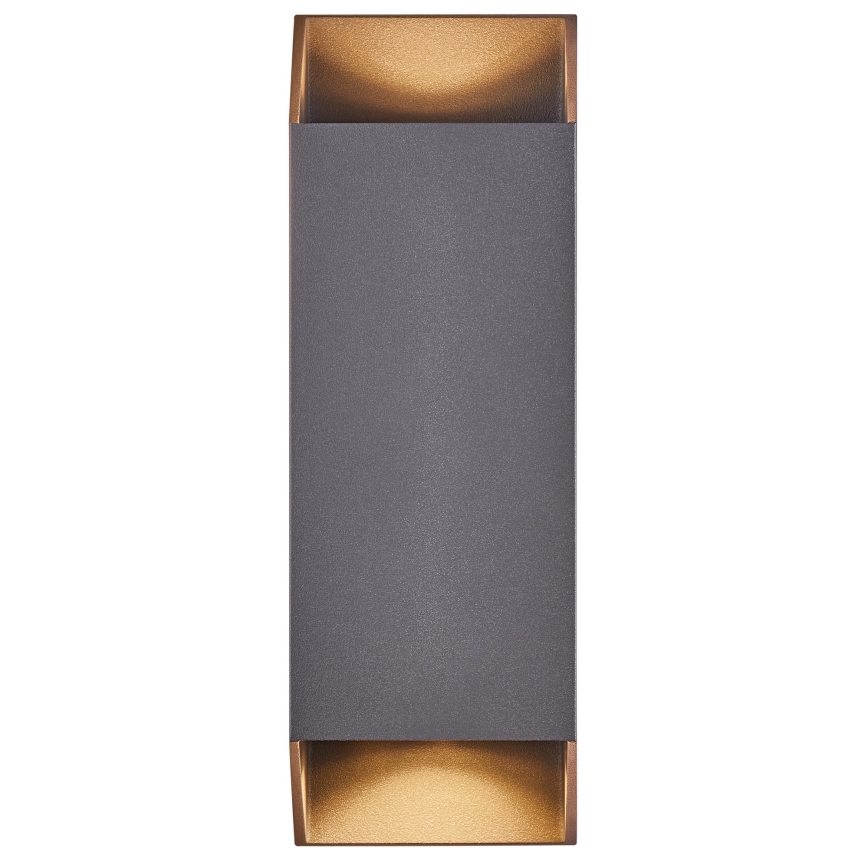 Nordlux - Vonkajšie nástenné svietidlo NICO 2xGU10/35W/230V IP54 antracit