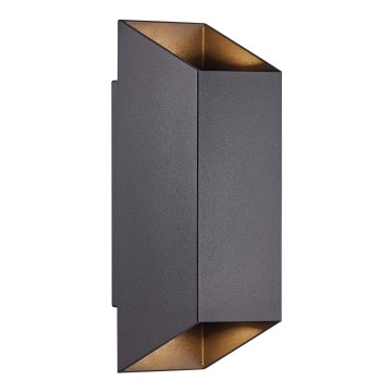 Nordlux - Vonkajšie nástenné svietidlo NICO 2xGU10/35W/230V IP54 čierna