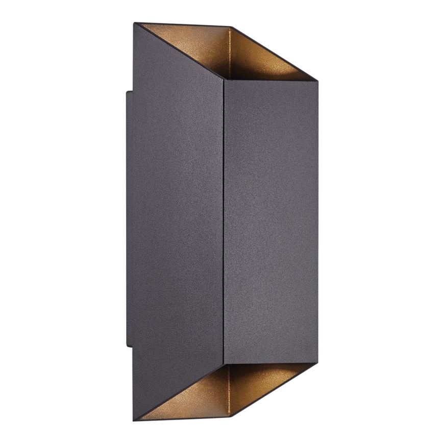 Nordlux - Vonkajšie nástenné svietidlo NICO 2xGU10/35W/230V IP54 čierna