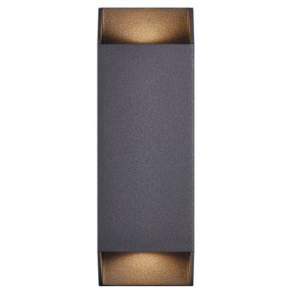 Nordlux - Vonkajšie nástenné svietidlo NICO 2xGU10/35W/230V IP54 čierna