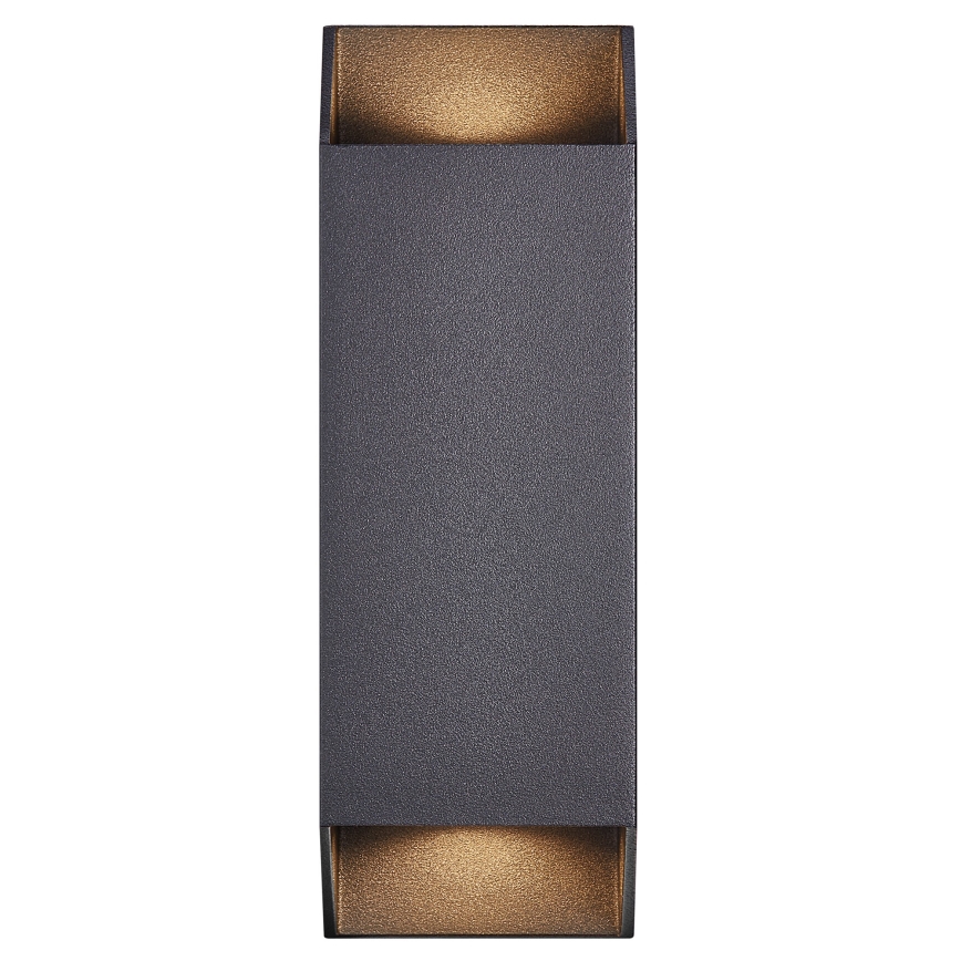 Nordlux - Vonkajšie nástenné svietidlo NICO 2xGU10/35W/230V IP54 čierna