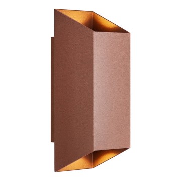 Nordlux - Vonkajšie nástenné svietidlo NICO 2xGU10/35W/230V IP54 hnedá