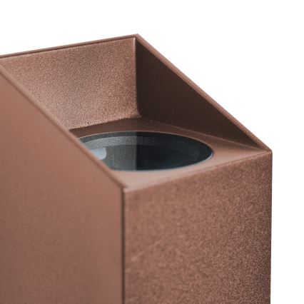 Nordlux - Vonkajšie nástenné svietidlo NICO 2xGU10/35W/230V IP54 hnedá