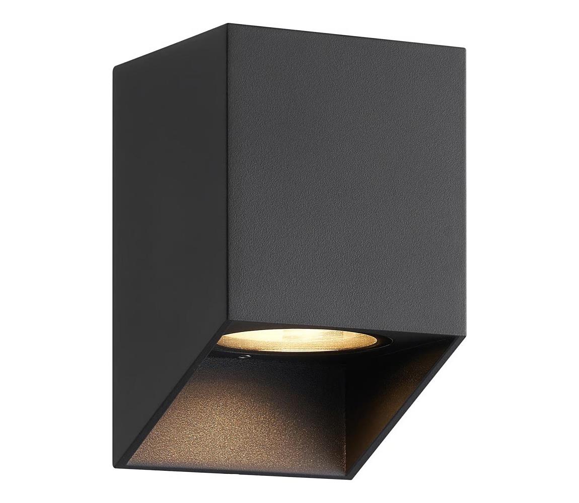 Nordlux - Vonkajšie nástenné svietidlo NIKO 1xGU10/25W/230V IP54 čierna 2518451003