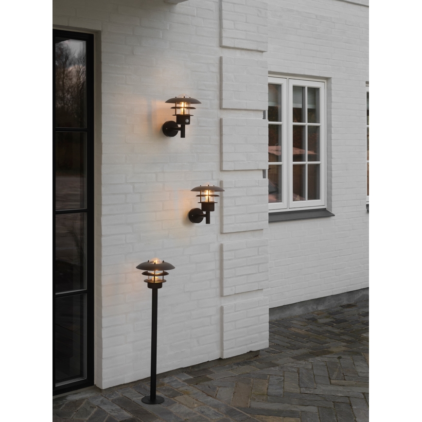 Nordlux - Vonkajšie nástenné svietidlo NOIR 1xE27/60W/230V IP44
