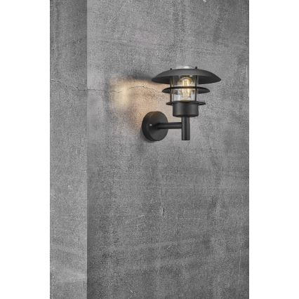 Nordlux - Vonkajšie nástenné svietidlo NOIR 1xE27/60W/230V IP44