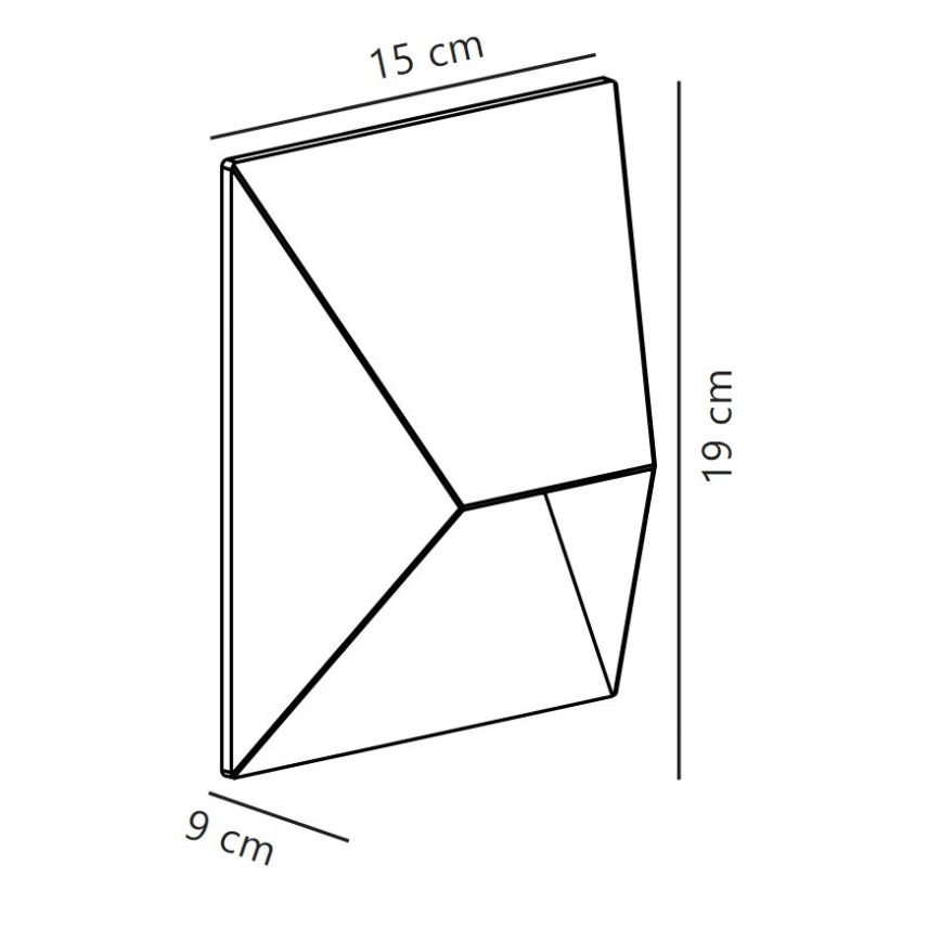 Nordlux - Vonkajšie nástenné svietidlo PONTIO 1xGU10/25W/230V IP54
