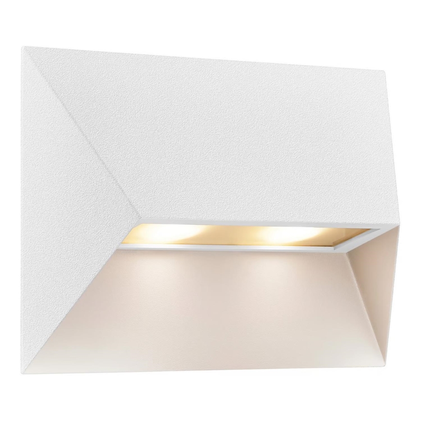 Nordlux - Vonkajšie nástenné svietidlo PONTIO 2xGU10/25W/230V IP54 biela