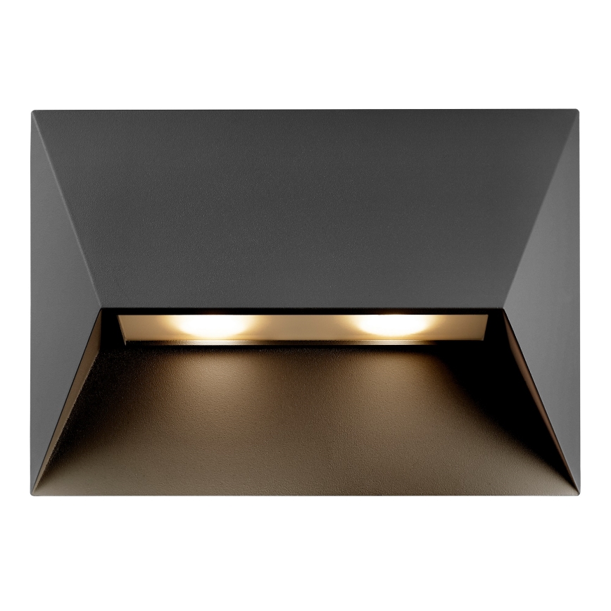Nordlux - Vonkajšie nástenné svietidlo PONTIO 2xGU10/25W/230V IP54