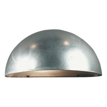 Nordlux - Vonkajšie nástenné svietidlo SCORPIUS 1xE27/60W/230V IP33 strieborné