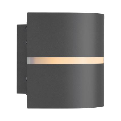 Nordlux - Vonkajšie nástenné svietidlo SIBELIS 1xE27/10W/230V IP44 antracit