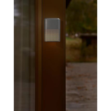 Nordlux - Vonkajšie nástenné svietidlo SIDARA 1xE27/15W/230V IP54 antracit