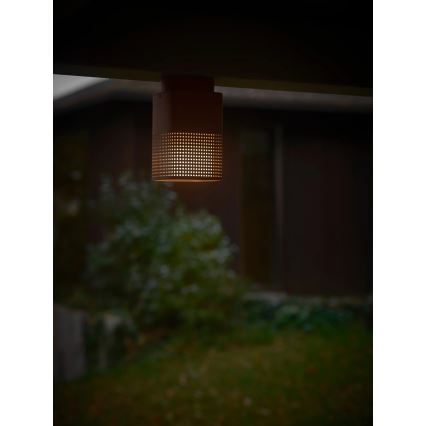 Nordlux - Vonkajšie stropné svietidlo SIDARA 1xE27/15W/230V IP54 hnedá