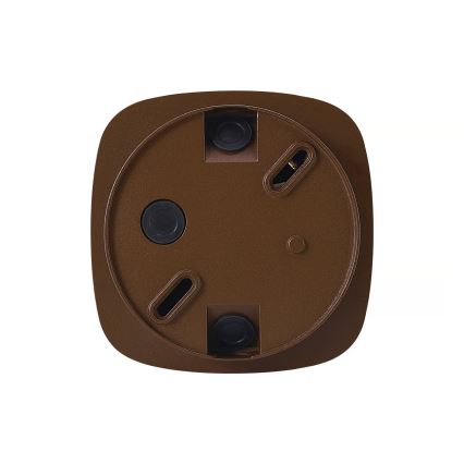 Nordlux - Vonkajšie stropné svietidlo SIDARA 1xE27/15W/230V IP54 hnedá