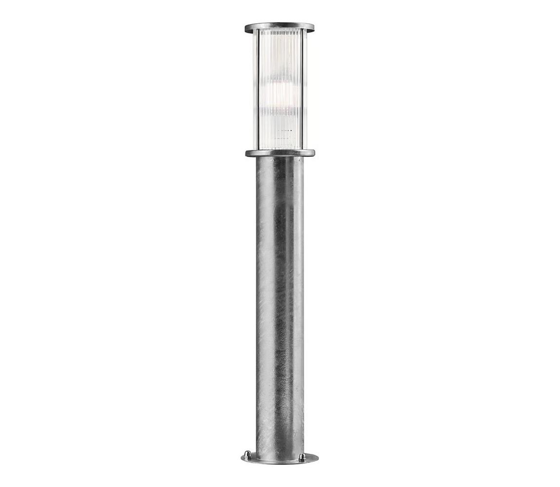 Nordlux - Vonkajšie svietidlo LINTON 1xE27/15W/230V IP54 strieborné 80 cm 2218308031
