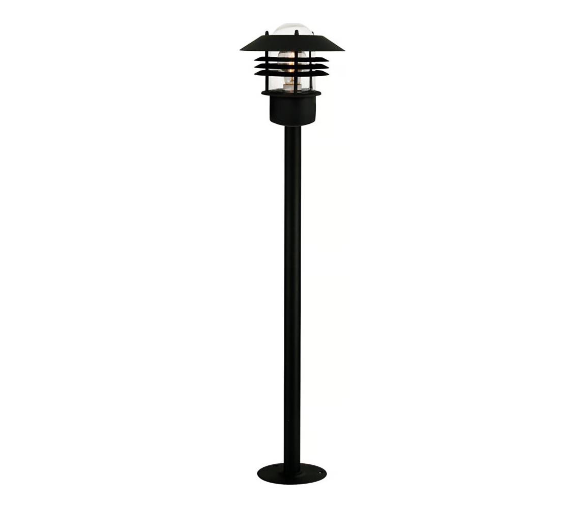 Nordlux - Vonkajšie svietidlo VEJERS 1xE27/60W/230V IP54 čierna 92 cm 25118003
