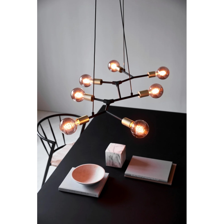 Nordlux - Závesné svietidlo JOSEFINE na lanku 7xE27/60W/230V