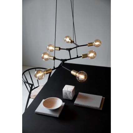 Nordlux - Závesné svietidlo JOSEFINE na lanku 7xE27/60W/230V