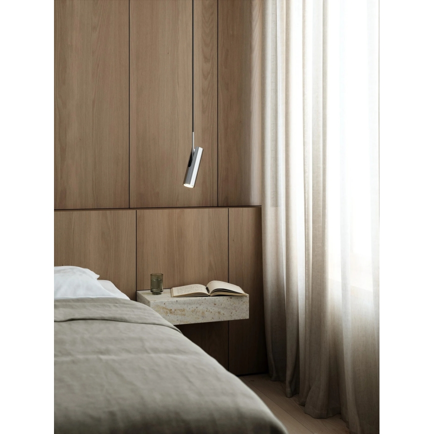 Nordlux - Závesné svietidlo MIB 1xGU10/20W/230V lesklý chróm