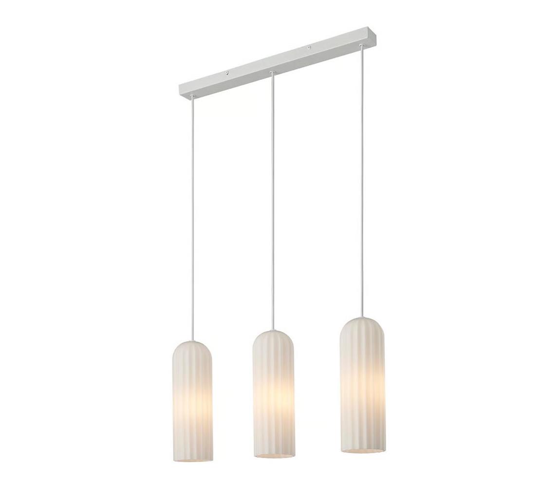 Nordlux - Závesné svietidlo MIELLA na lanku 3xE27/25W/230V, biele 2412533001