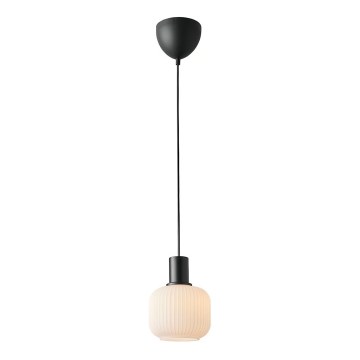 Nordlux - Závesné svietidlo MILFORD na lanku 1xE27/40W/230V čierne