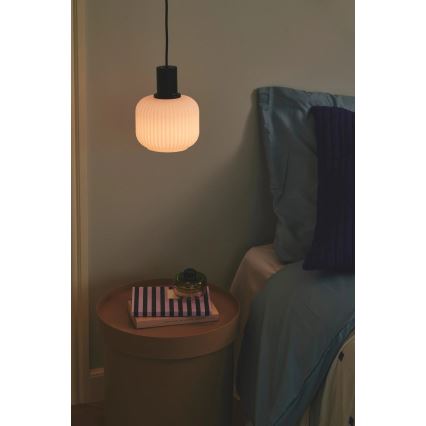Nordlux - Závesné svietidlo MILFORD na lanku 1xE27/40W/230V čierne