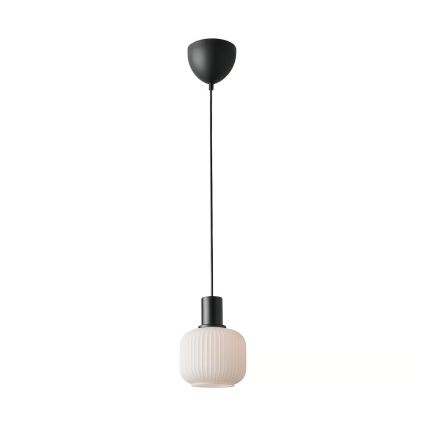 Nordlux - Závesné svietidlo MILFORD na lanku 1xE27/40W/230V čierne
