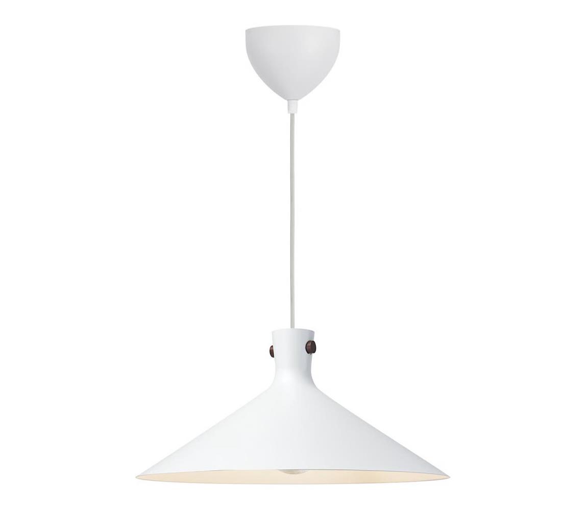 Nordlux - Závesné svietidlo na lanku DORINA 1xE27/60W/230V biela pr. 45 cm 2512143001