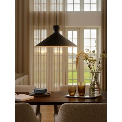 Nordlux - Závesné svietidlo na lanku DORINA 1xE27/60W/230V čierne