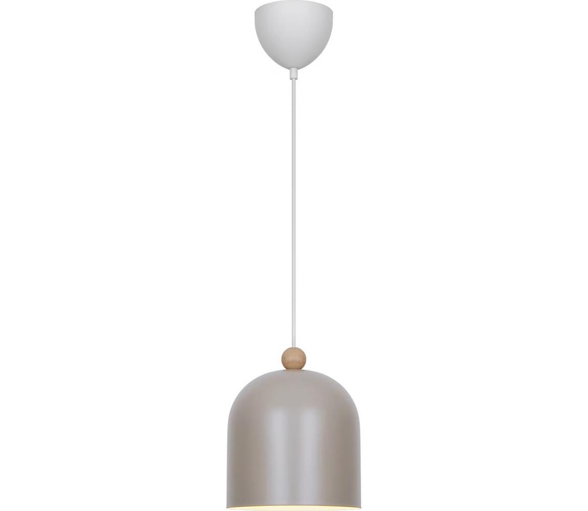 Nordlux - Závesné svietidlo na lanku GASTON 1xE27/40W/230V béžové 2412653018