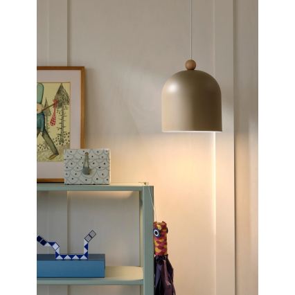 Nordlux - Závesné svietidlo na lanku GASTON 1xE27/40W/230V béžové